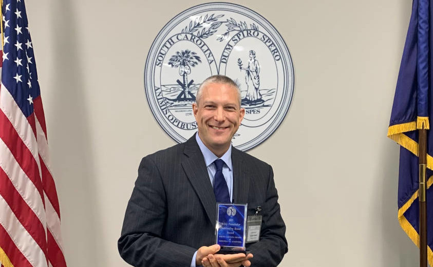 Dr. Henry, Member of the South Carolina Board of Chiropractic Examiners, recipient of the FCLB Outstanding Board Award 2025